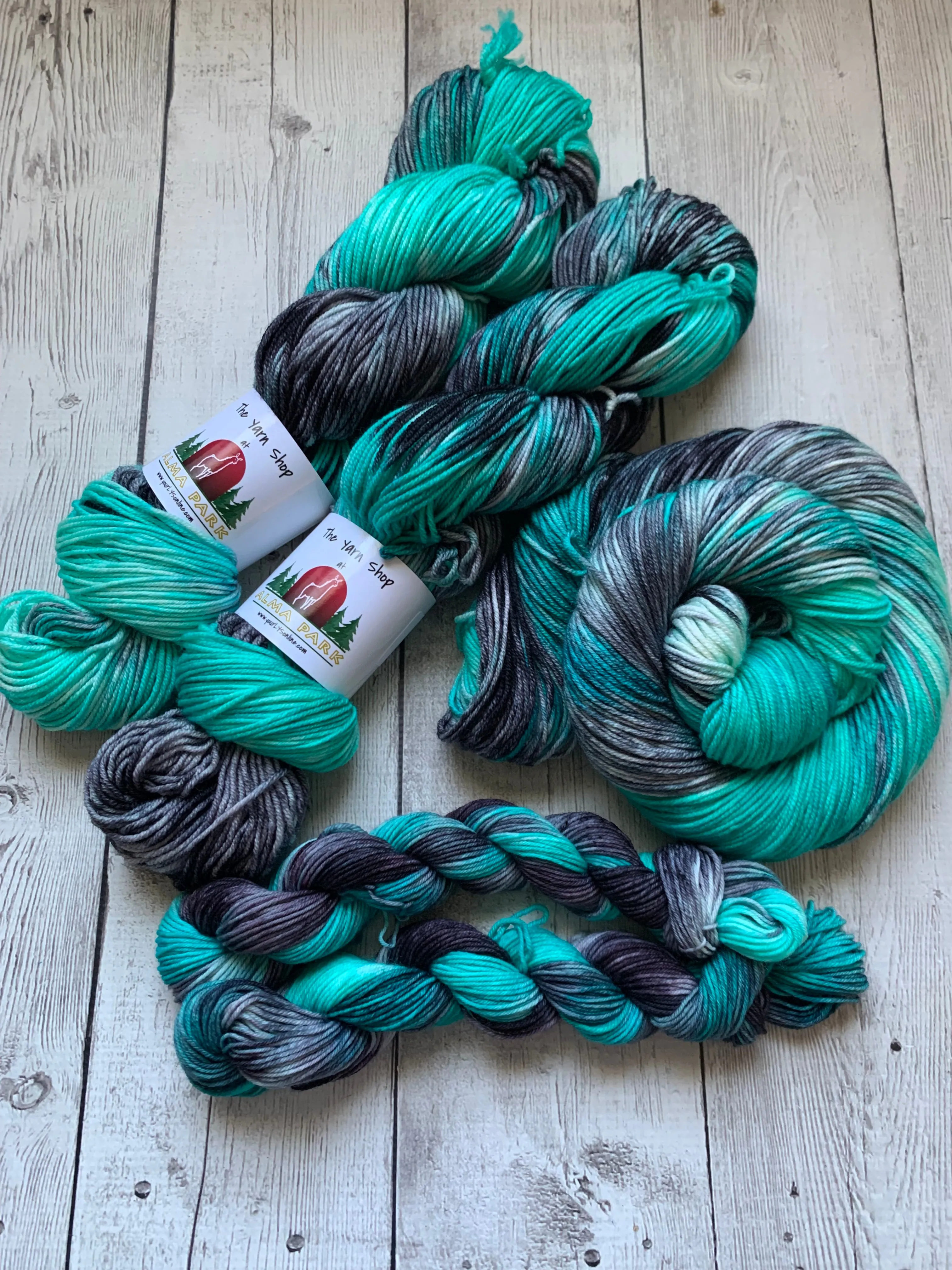 TURN AROUND BRIGHT EYES™ -  Hand Painted- Multiple Yarn Weights  -  RTS