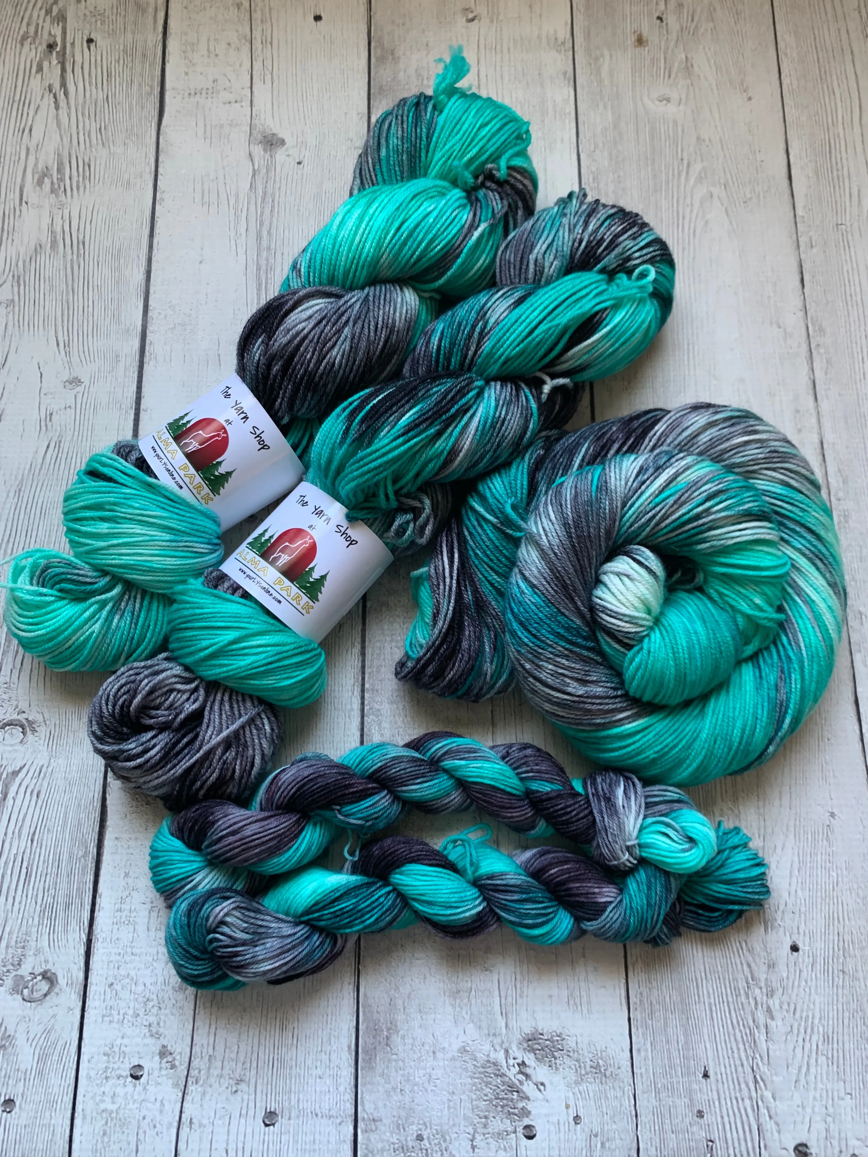 TURN AROUND BRIGHT EYES™ -  Hand Painted- Multiple Yarn Weights  -  RTS
