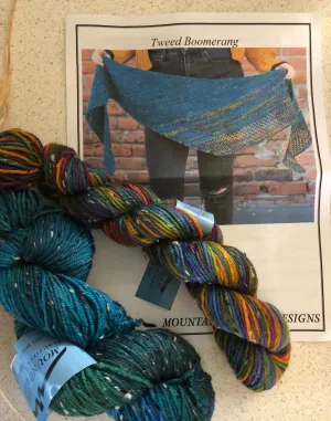 Tweed Boomerang Scarf Kit