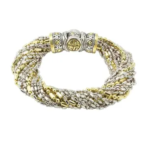 Twisted Bead Collection - 20 Strand Bracelet
