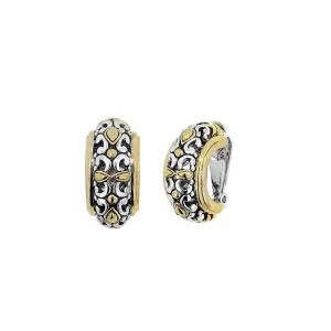 Twisted Bead Collection - Large Clip Earrings