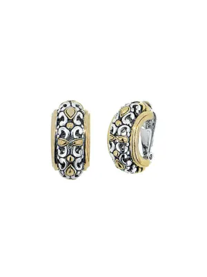 Twisted Bead Collection Large Clip Earrings