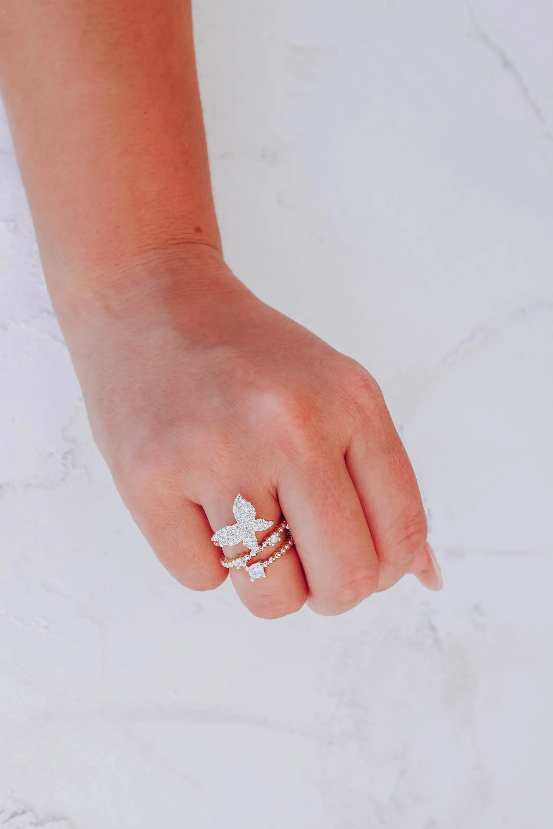 Twisted Butterfly Ring