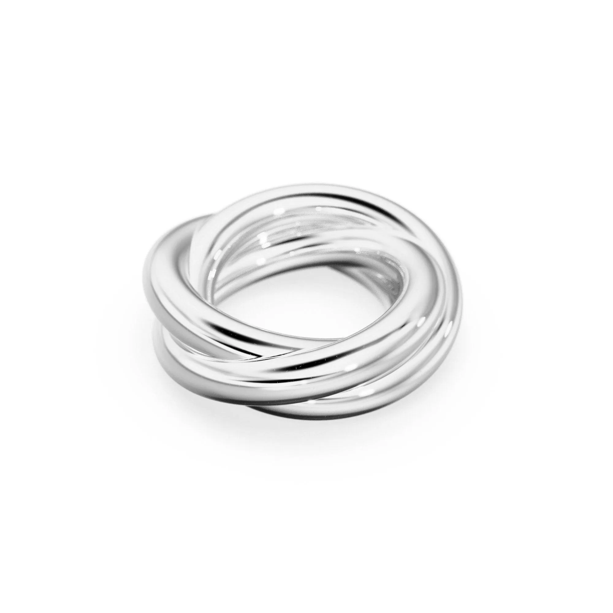 Twisted Circle 14k 18k Solid Gold Jumpring / 10mm Gold Findings / Handmade Interlinked Spacer Beads / Solid Gold Findings
