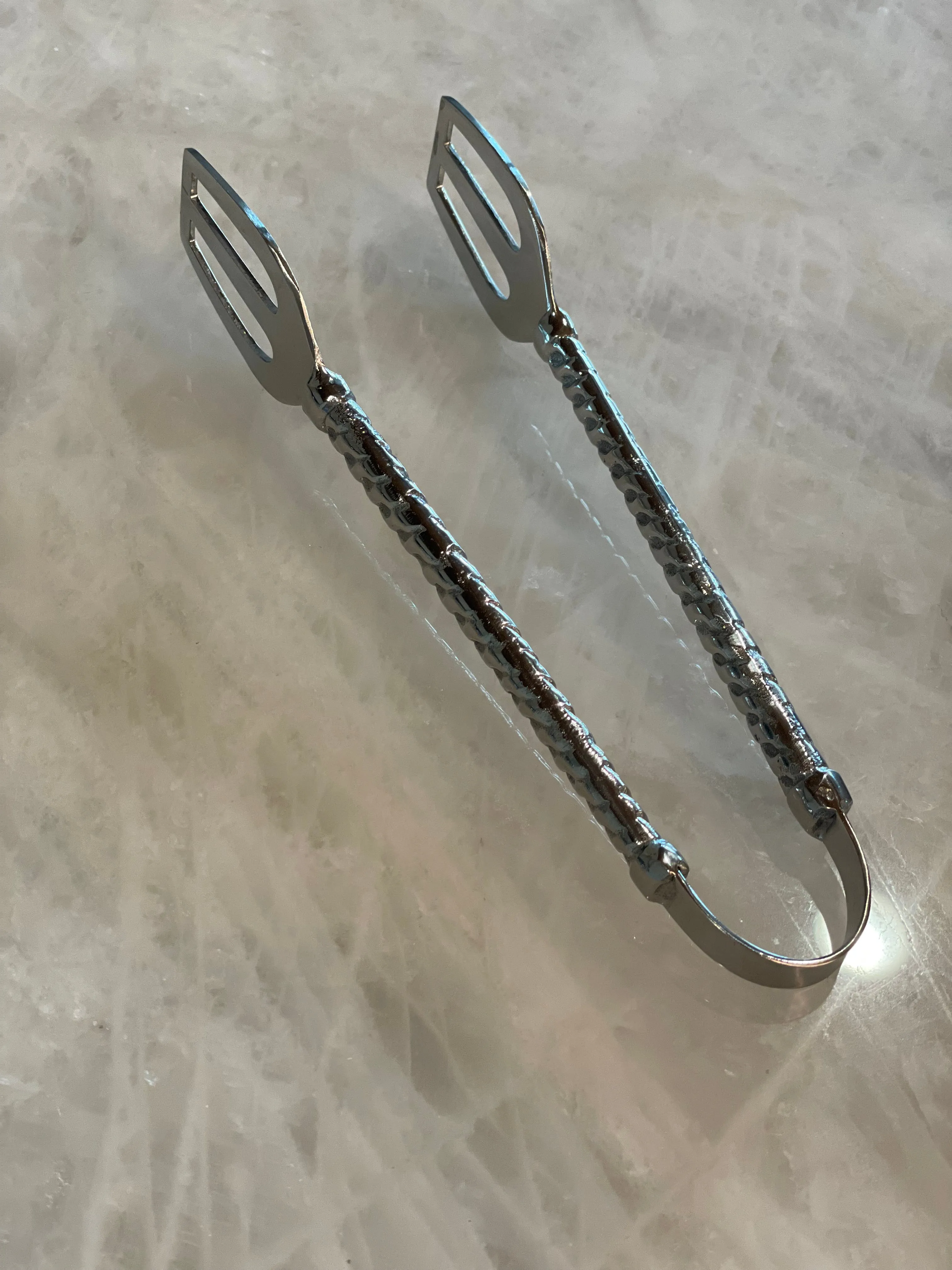 Twisted Handles Serving Tongs