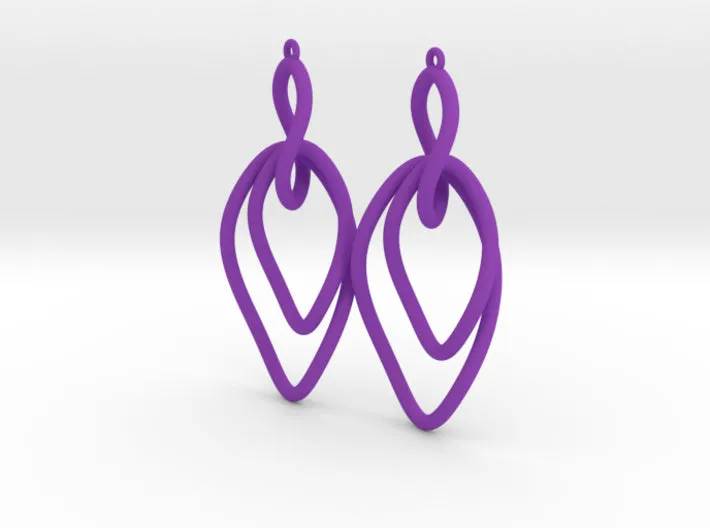 Twisted Oval Link Earrings