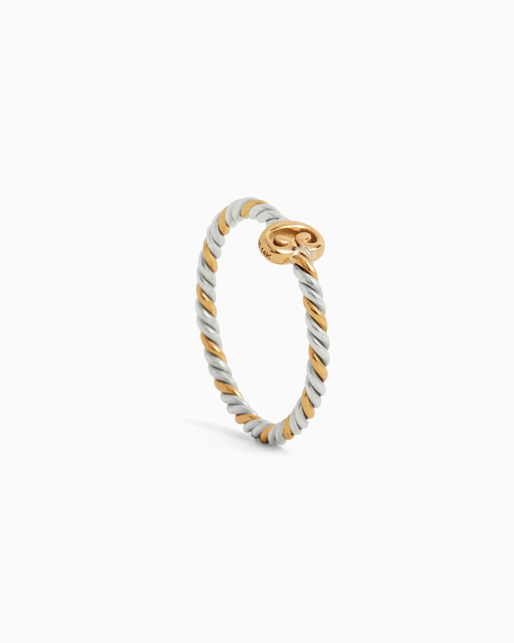 Twisted Petroglyph Ring