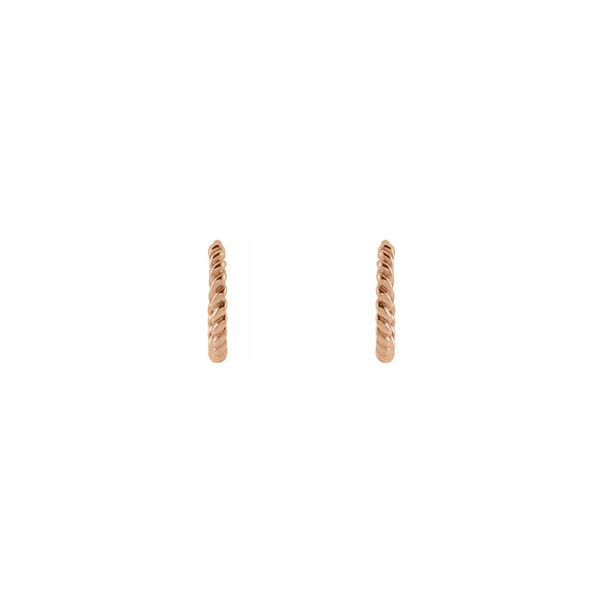 Twisted Rope Earrings (14K)