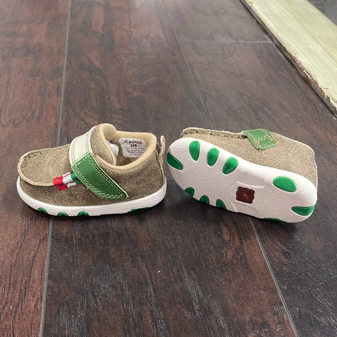 Twisted X-Infant Driving Moc