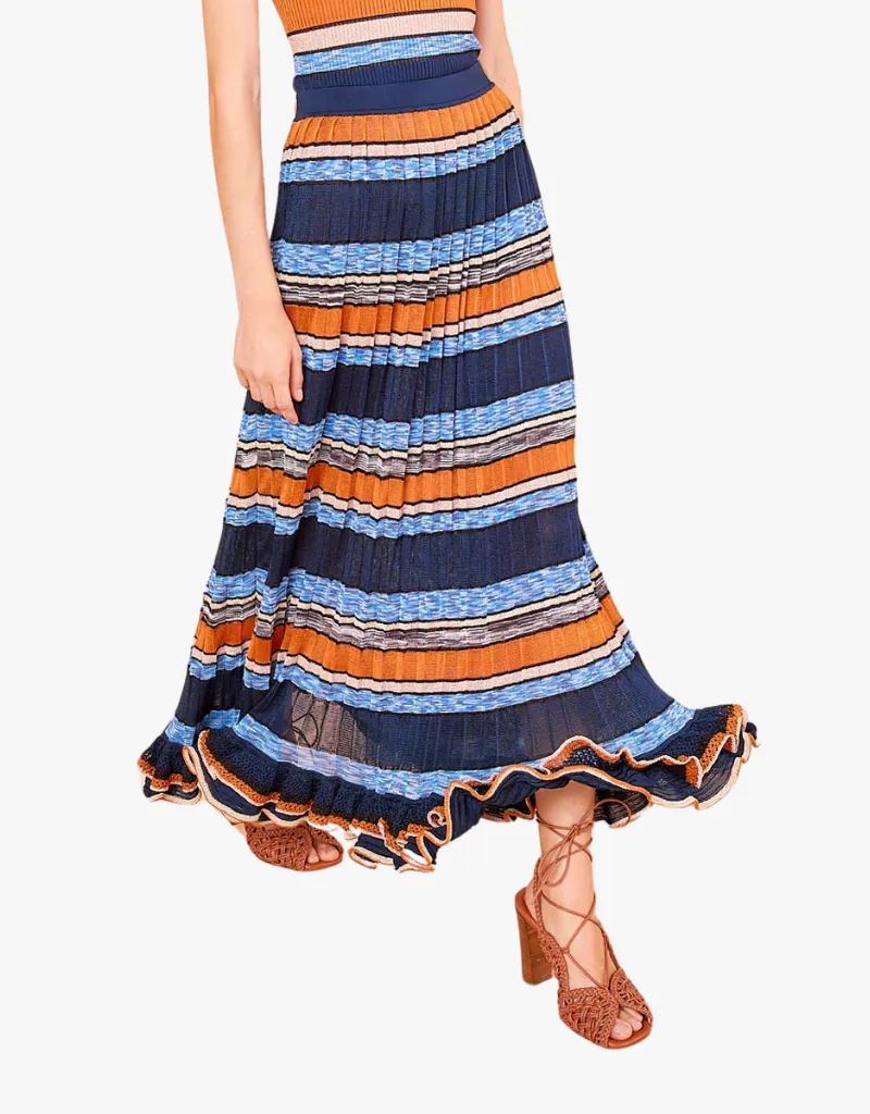 Ulla Johnson Seraphine Skirt in Adriatic
