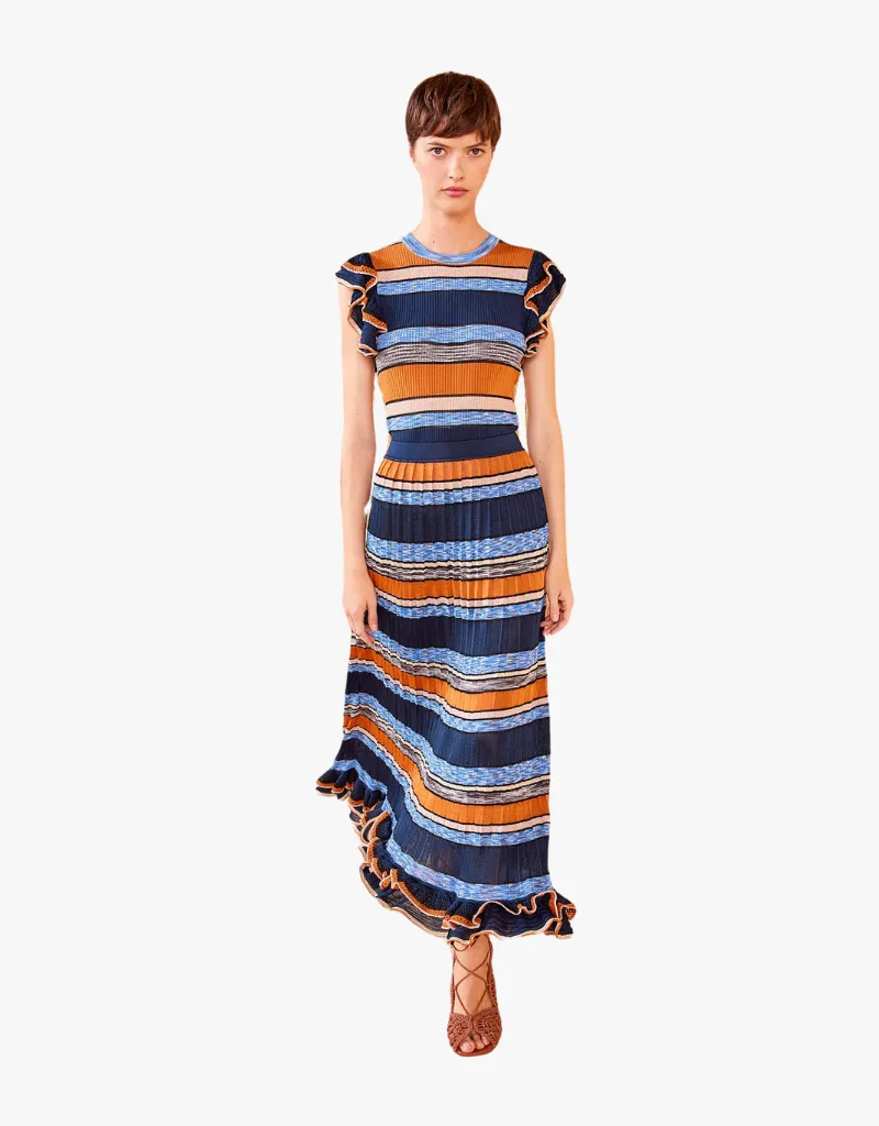Ulla Johnson Seraphine Skirt in Adriatic