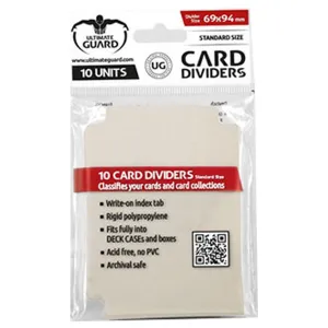 Ultimate Guard Card Dividers Standard Size Sand 10ct