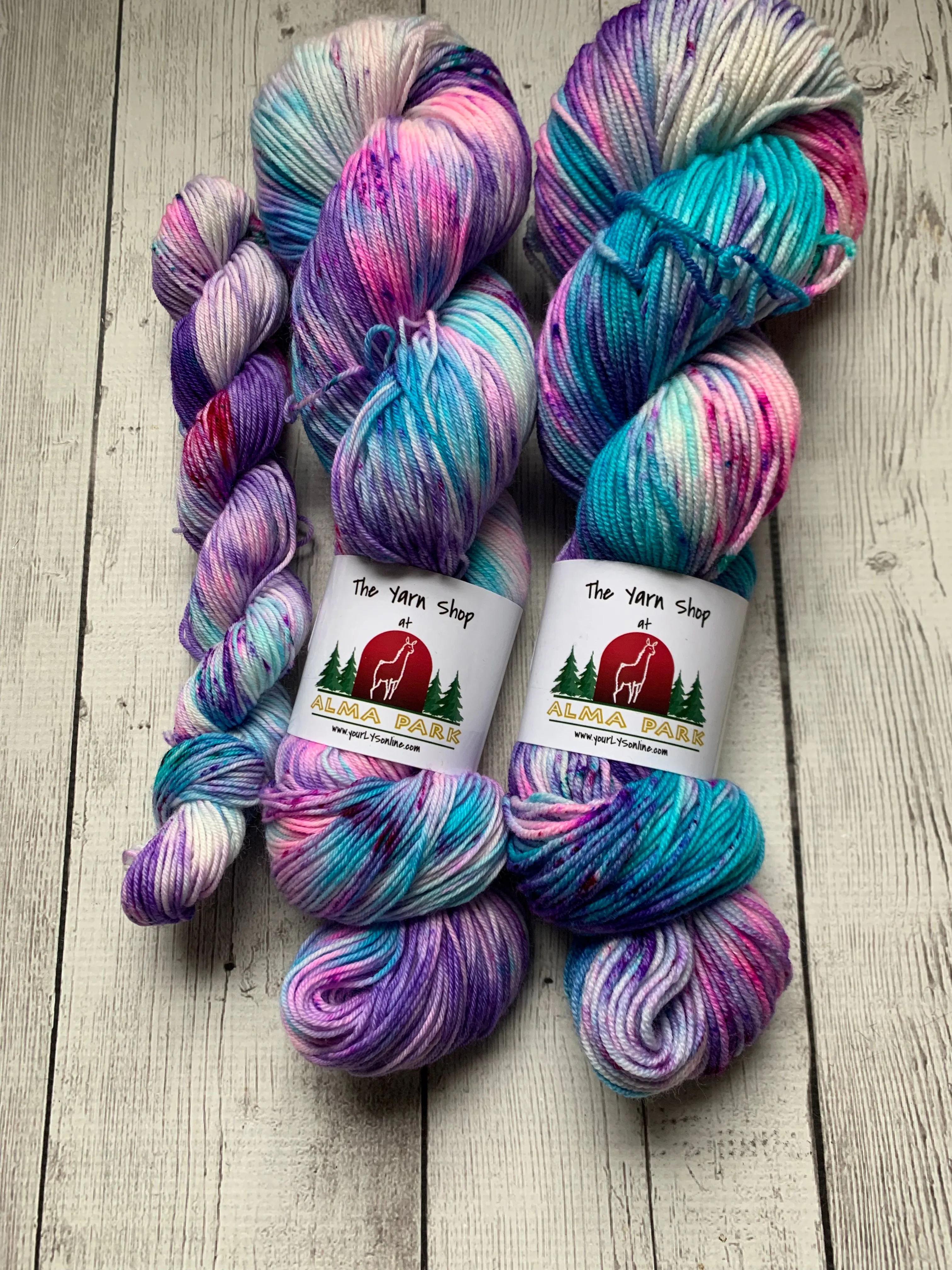 UNICORNS on PARADE™ -  Handpainted/speckled  Multiple Yarn Weights  -  RTS
