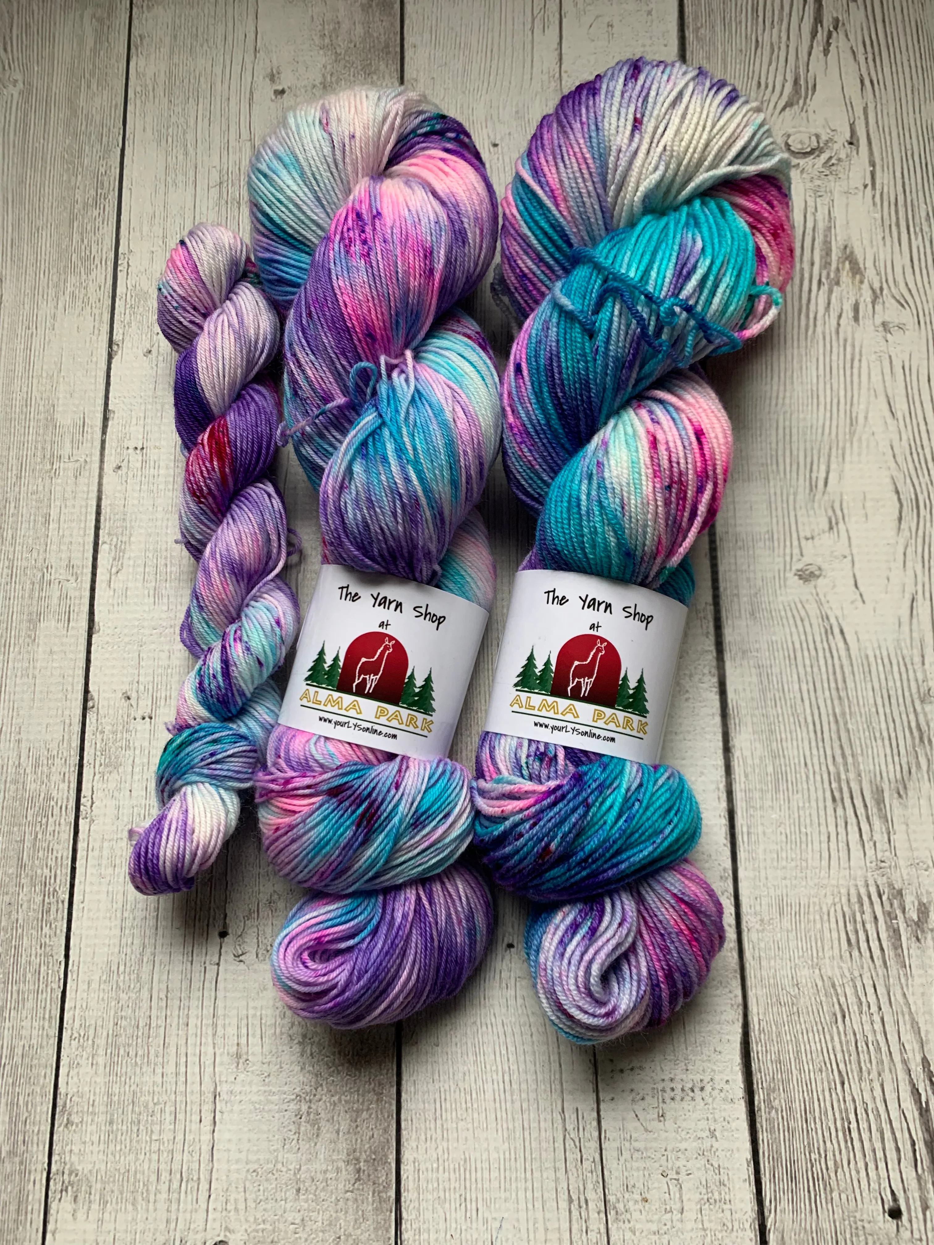 UNICORNS on PARADE™ -  Handpainted/speckled  Multiple Yarn Weights  -  RTS