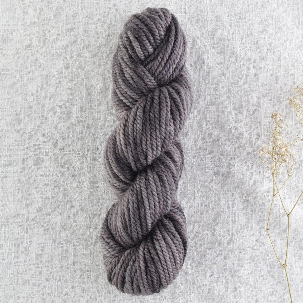 Variegated hand dyed 100% wool rug yarn - 113g skein