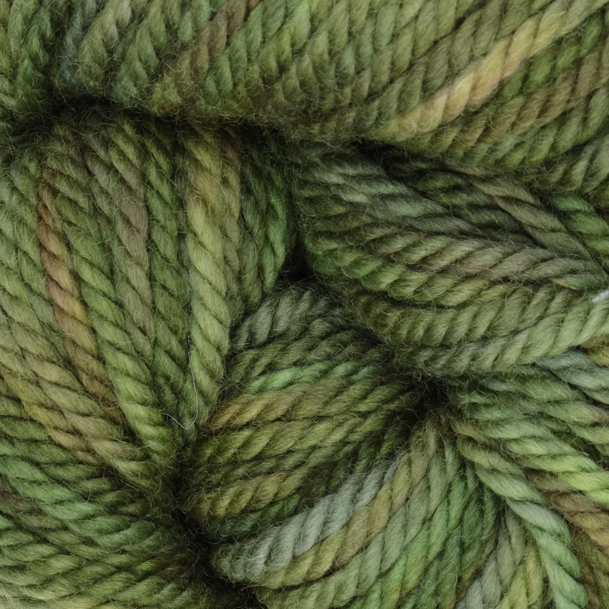 Variegated hand dyed 100% wool rug yarn - 113g skein