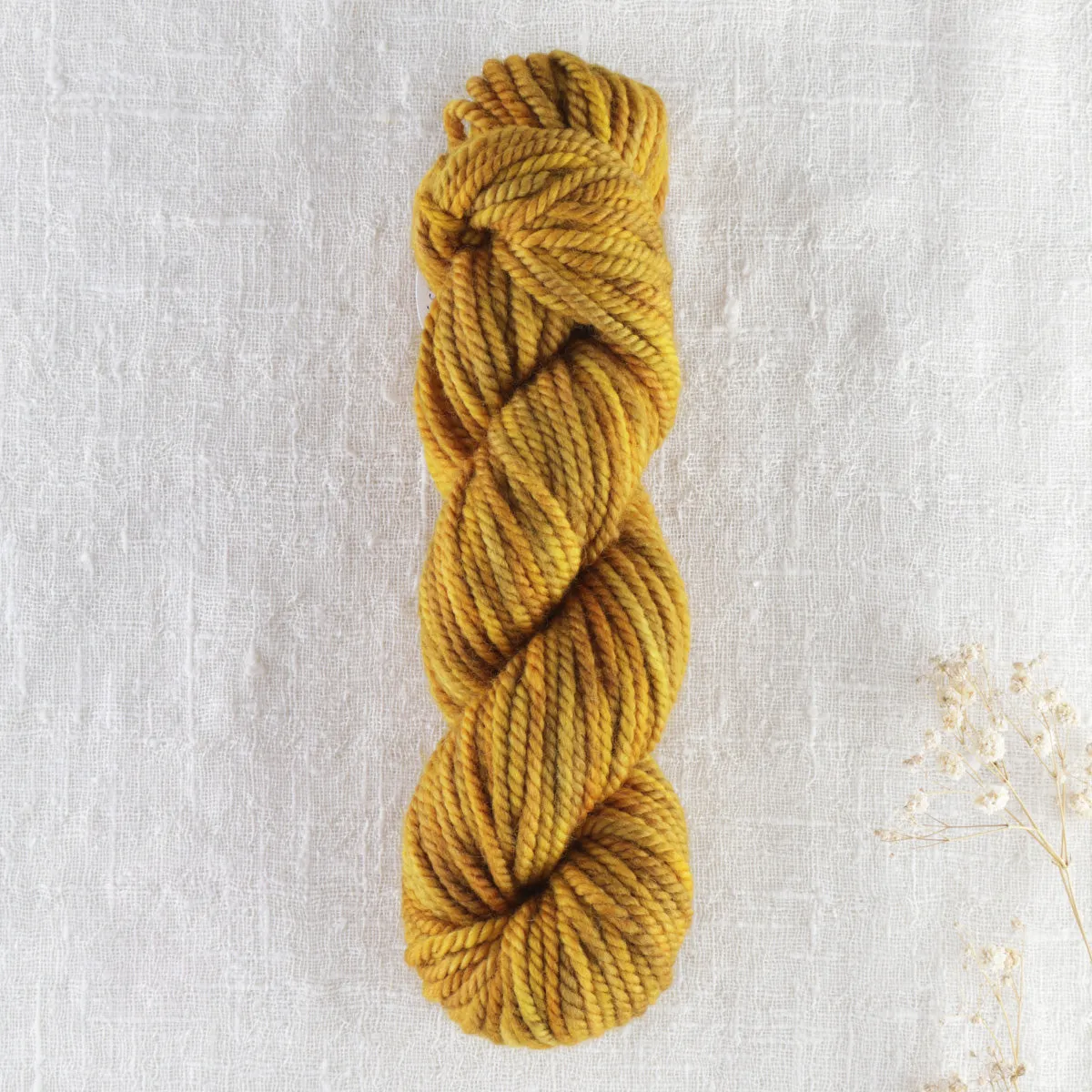 Variegated hand dyed 100% wool rug yarn - 113g skein