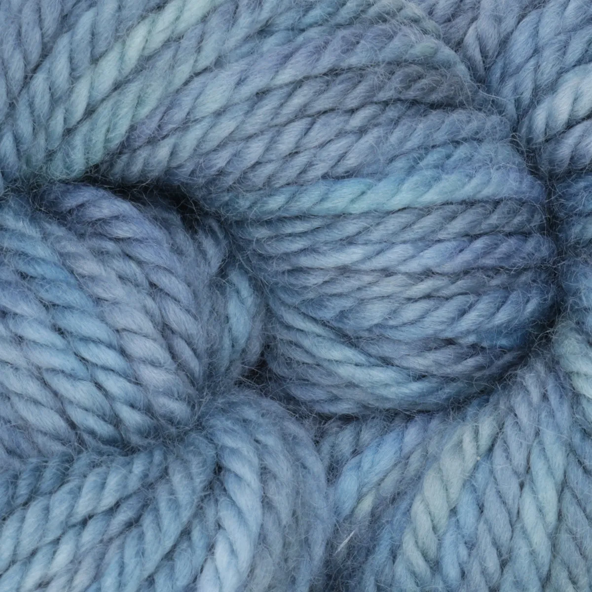 Variegated hand dyed 100% wool rug yarn - 113g skein