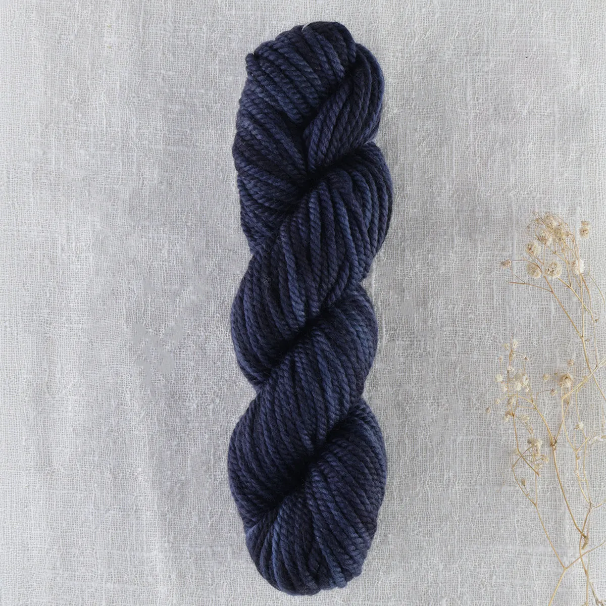 Variegated hand dyed 100% wool rug yarn - 113g skein