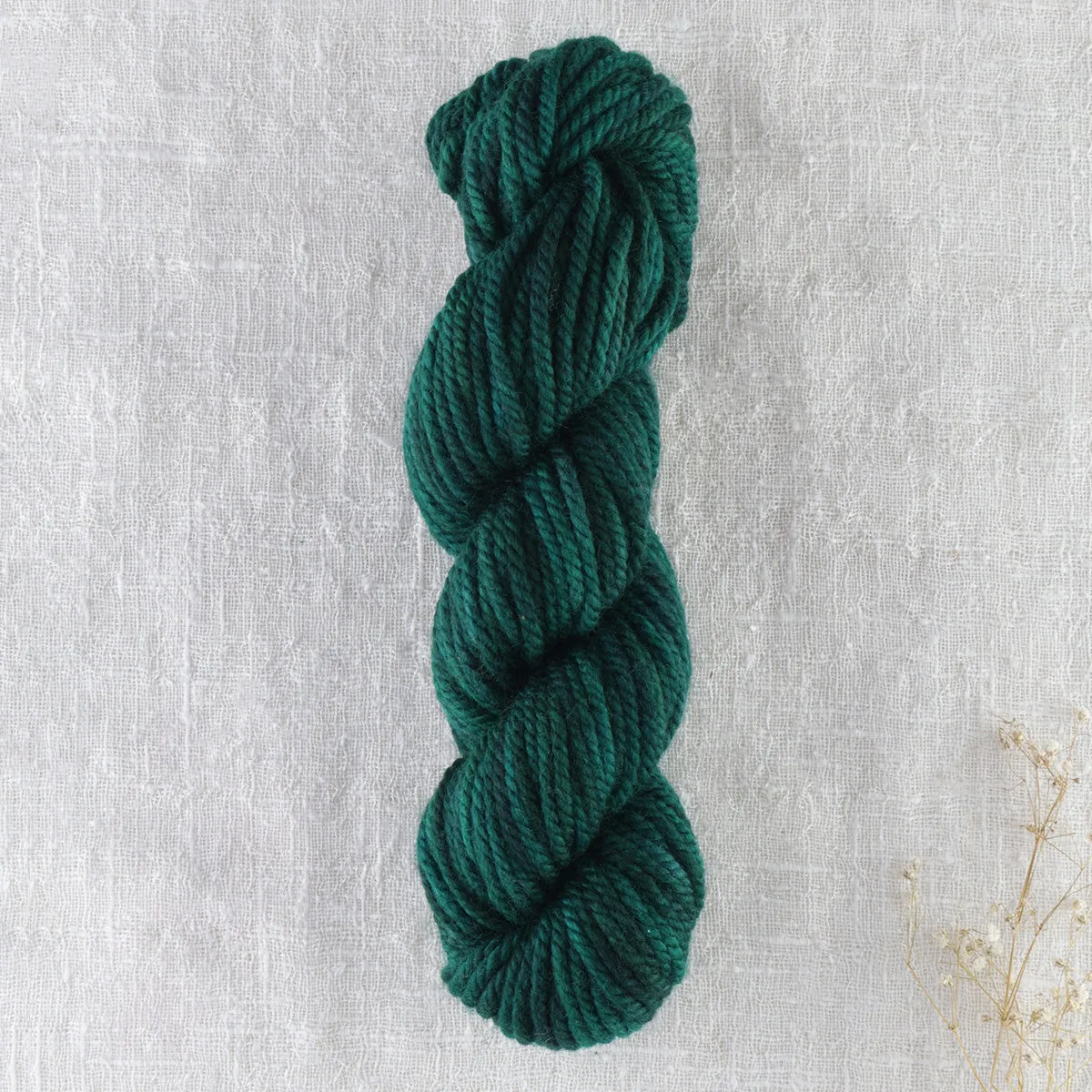 Variegated hand dyed 100% wool rug yarn - 113g skein