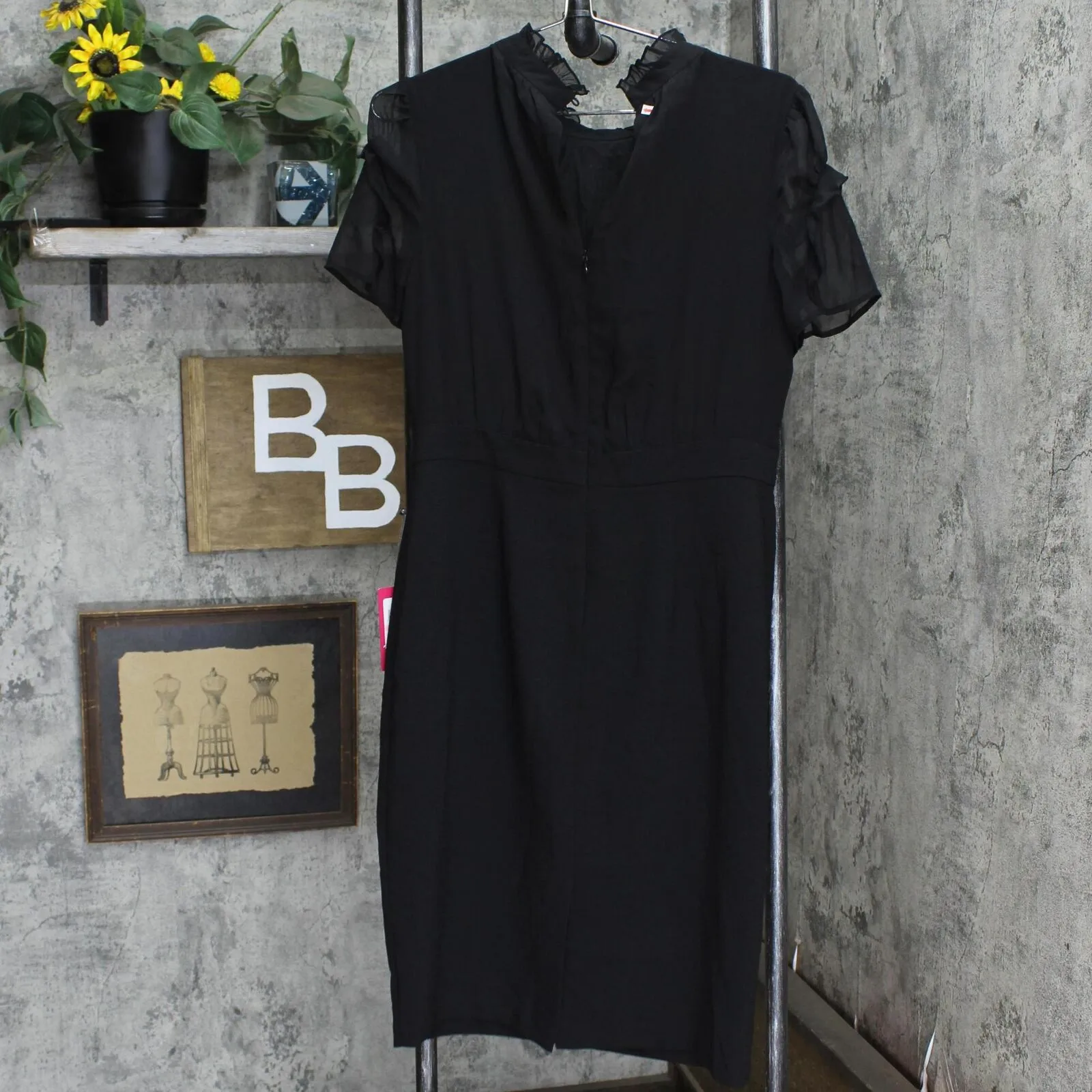 Vince Camuto Women's Signature Stretch Crepe Bodycon Dress VC2M3368 Black 10
