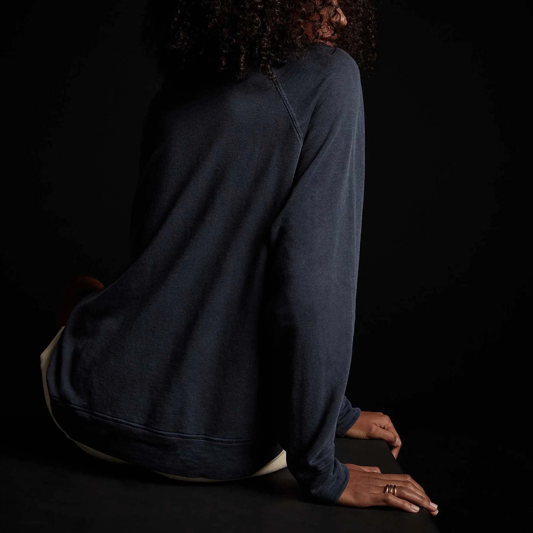 Vintage French Terry Relaxed Sweatshirt - Deep Pigment