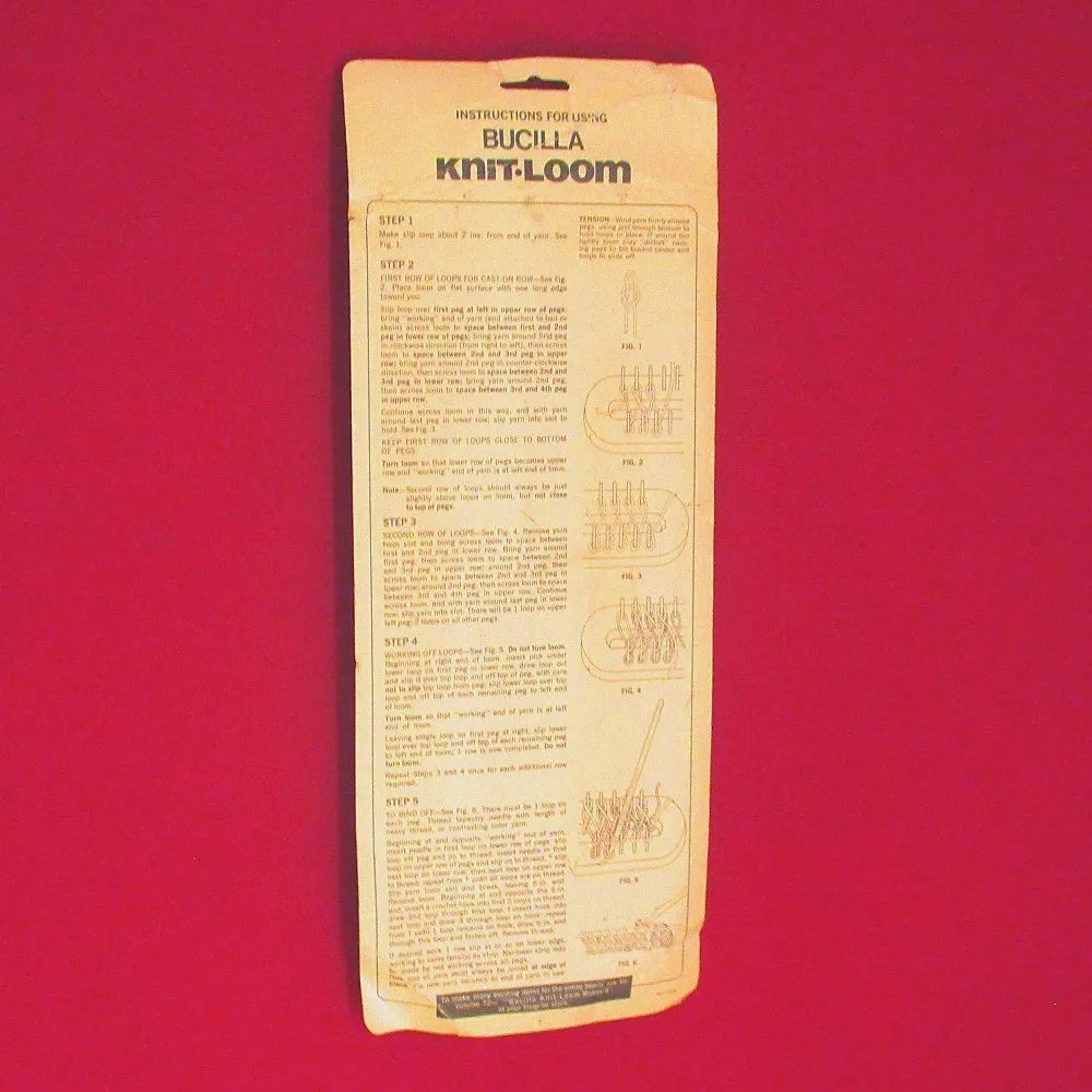 Vintage New Bucilla’s Knit-Loom
