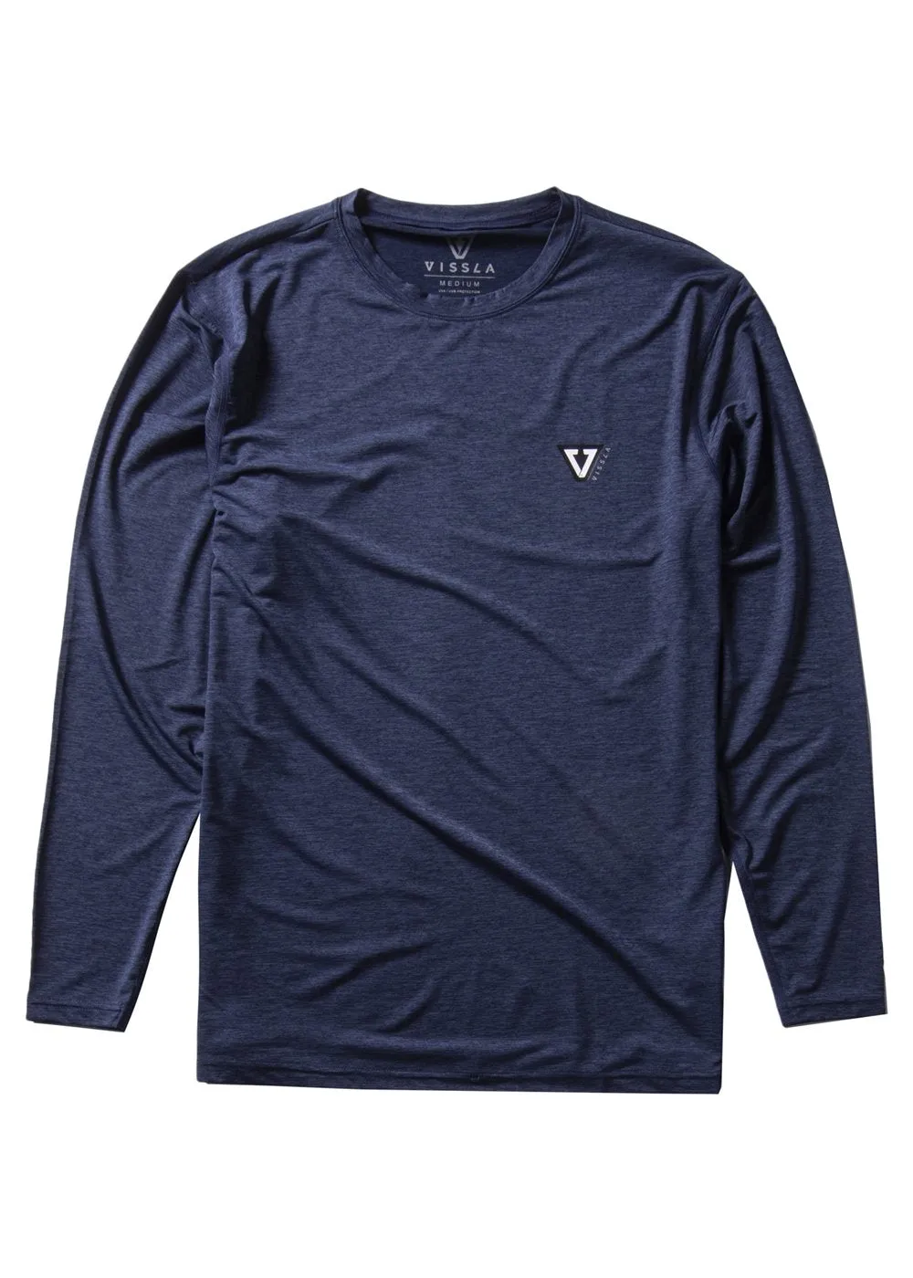 Vissla Twisted Eco L/S Lycra - dark naval heather