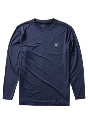 Vissla Twisted Eco L/S Lycra - dark naval heather