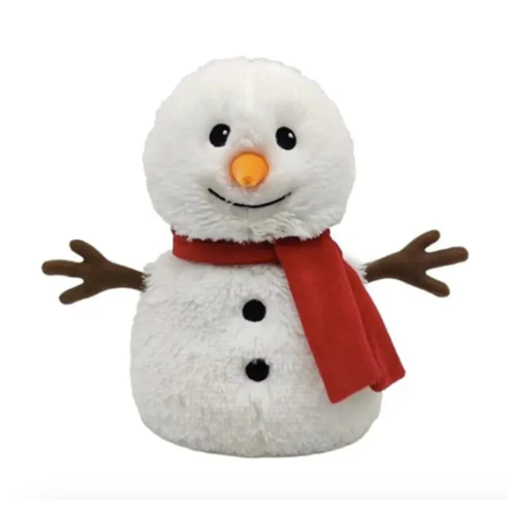 Warmies® Cozy Plush Snowman with Red Scarf
