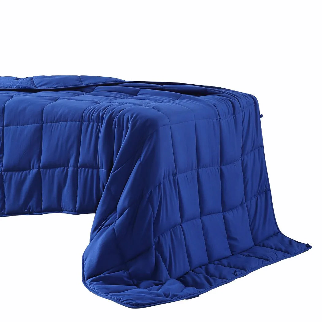 Weighted Blanket Heavy Gravity Deep Relax 2.3KG Adult Kids Navy