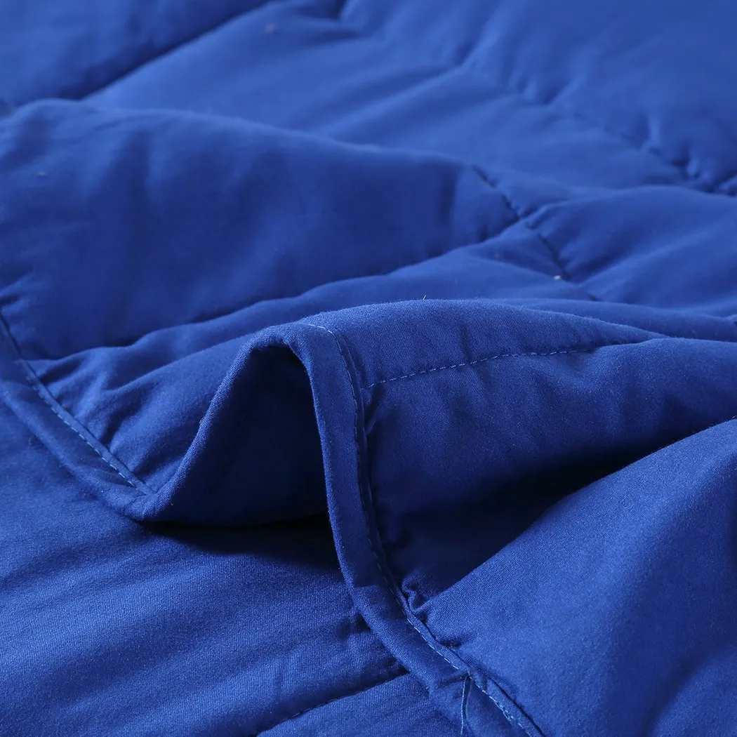 Weighted Blanket Heavy Gravity Deep Relax 2.3KG Adult Kids Navy