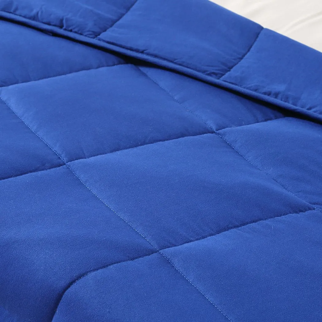 Weighted Blanket Heavy Gravity Deep Relax 2.3KG Adult Kids Navy