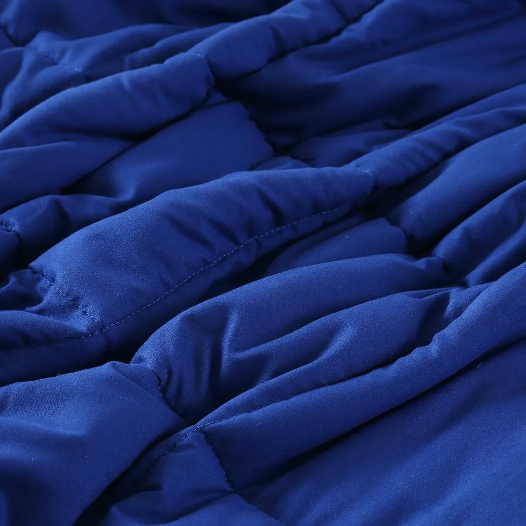Weighted Blanket Heavy Gravity Deep Relax 2.3KG Adult Kids Navy