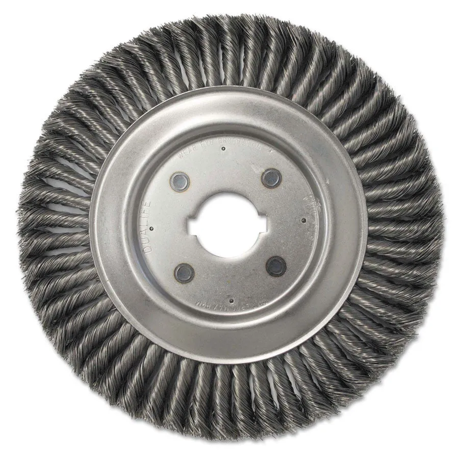 Weiler Dualife 10" Standard Twist Knot Wire Wheels