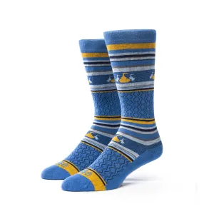 Whisky Tasting Socks |  Royal Blue   Sky   Gold