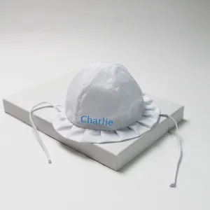 White Tie Sun Hat (With or Without Personalisation)