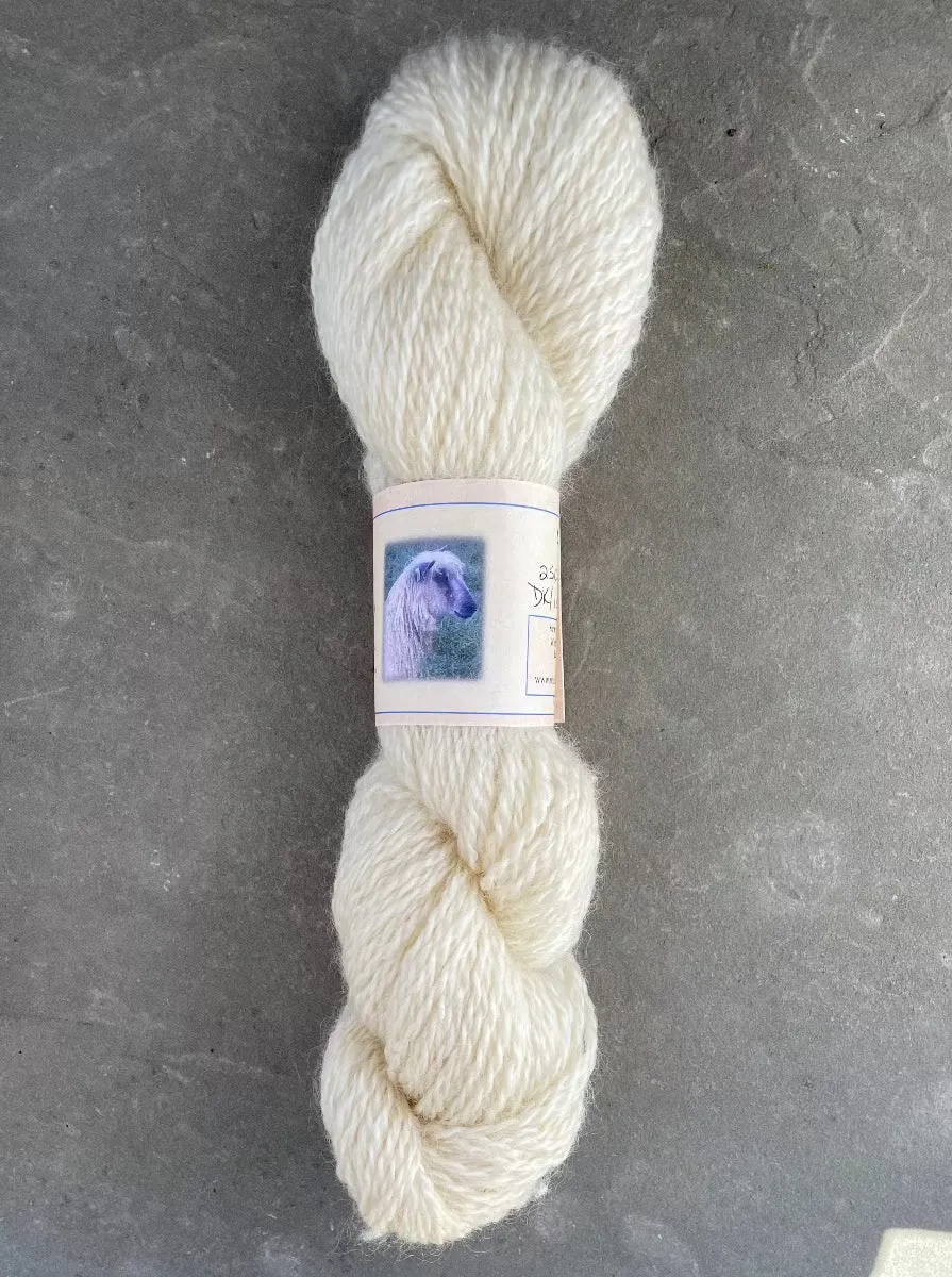 White Wensleydale Yarn - DK/light worsted