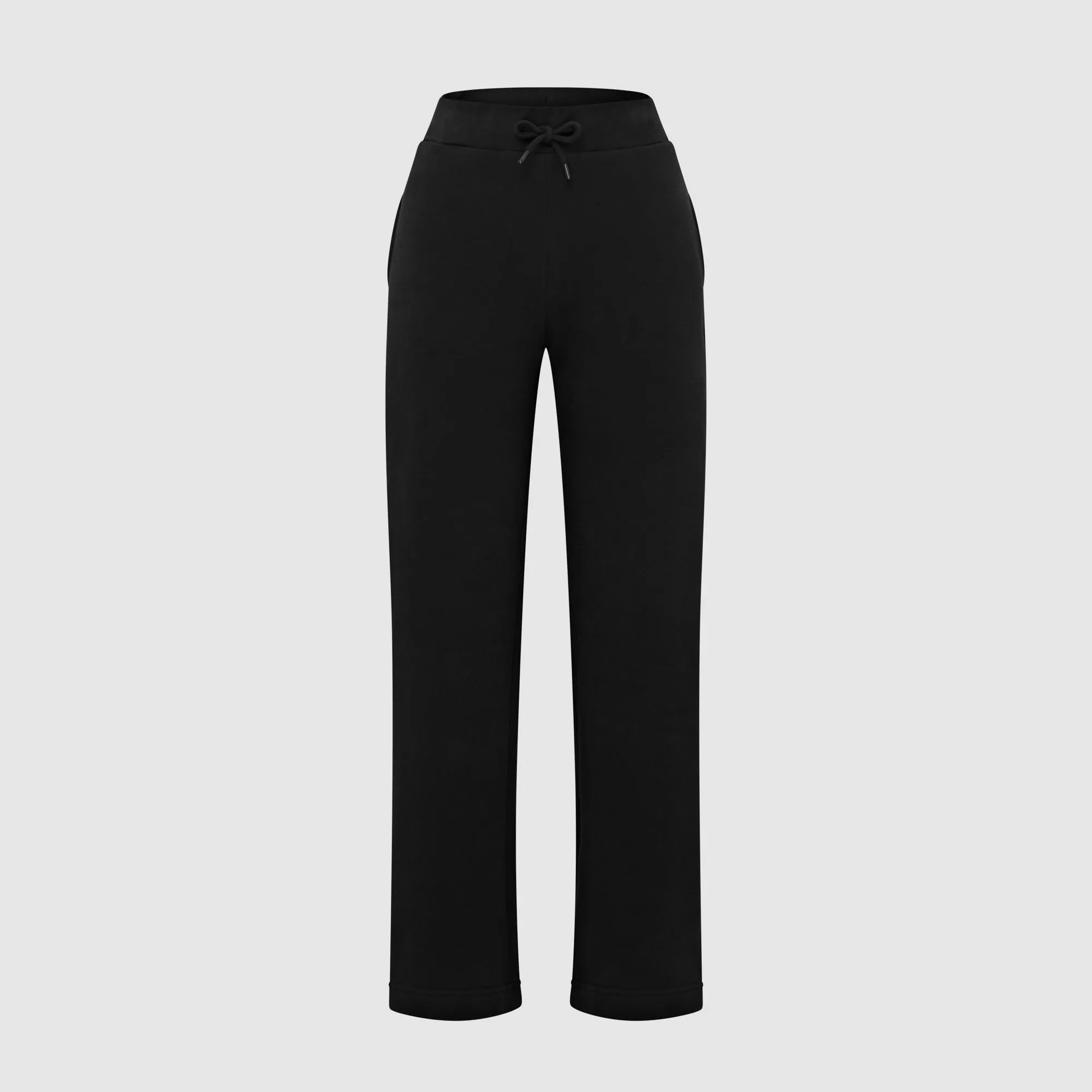 WIDE LEG JOGGERS - BLACK