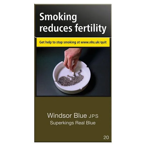 Windsor Blue Superking Real Blue Cigarettes