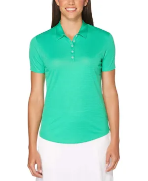 Womens Cooling Twill Textured Polo