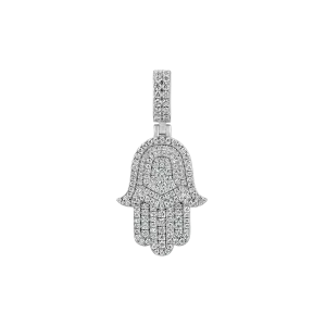 Women's Double-Layered Hamsa Pendant