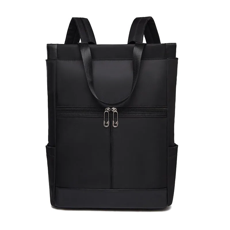 Women's Oxford Cloth Contrast Color Portable Computer Backpacks