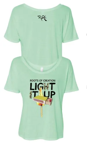 WOMEN’S T-SHIRT: Light It Up Logo