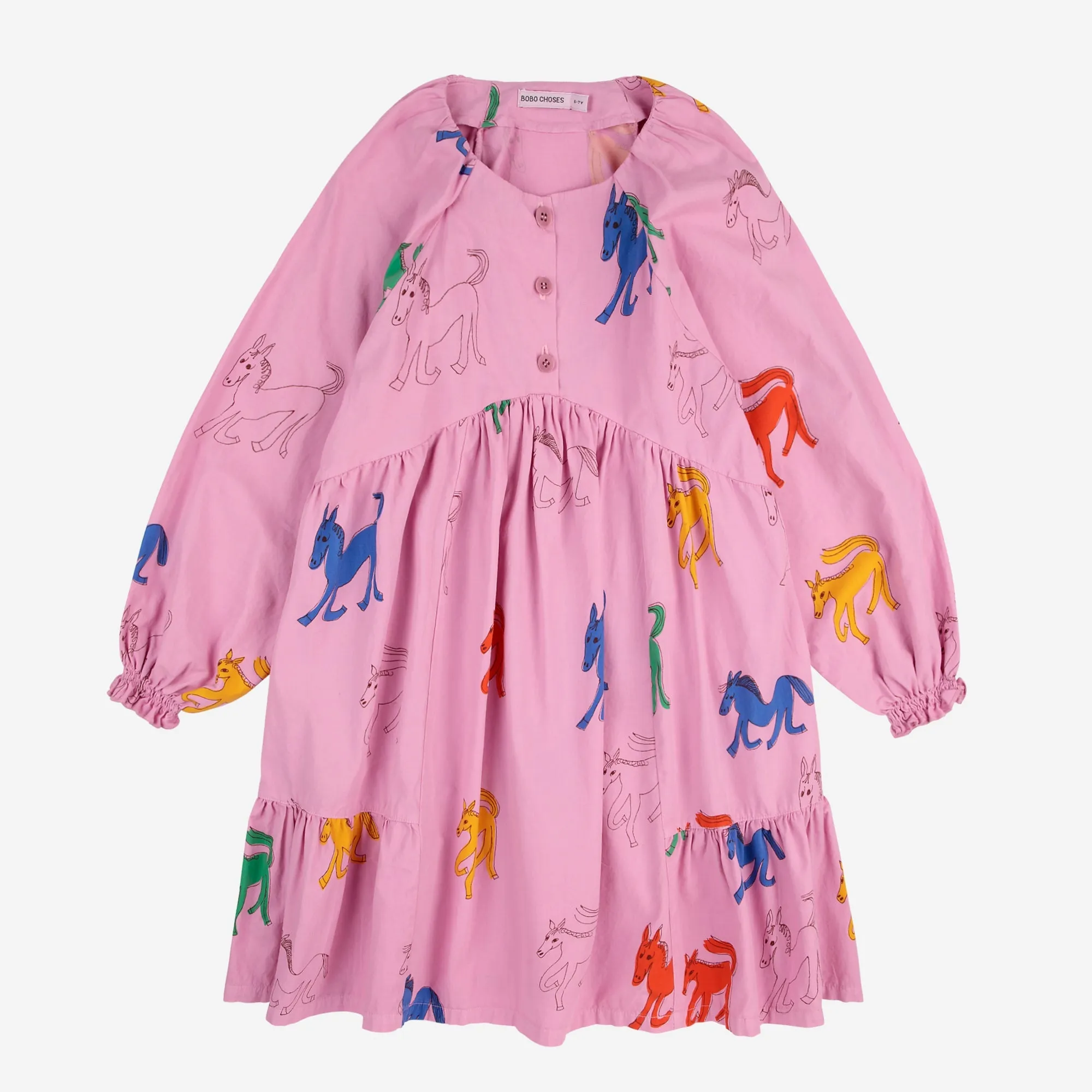 Wonder Horse All Over Woven Dress by Bobo Choses *LAST PIECE 8 years*