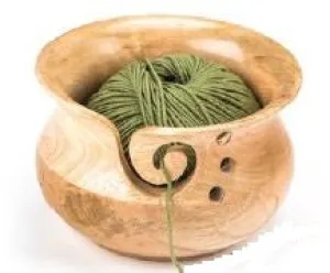 Wood Yarn Bowl