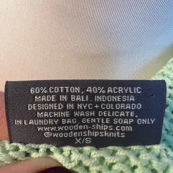 Wooden Ships Distressed Sweater - Small / XS