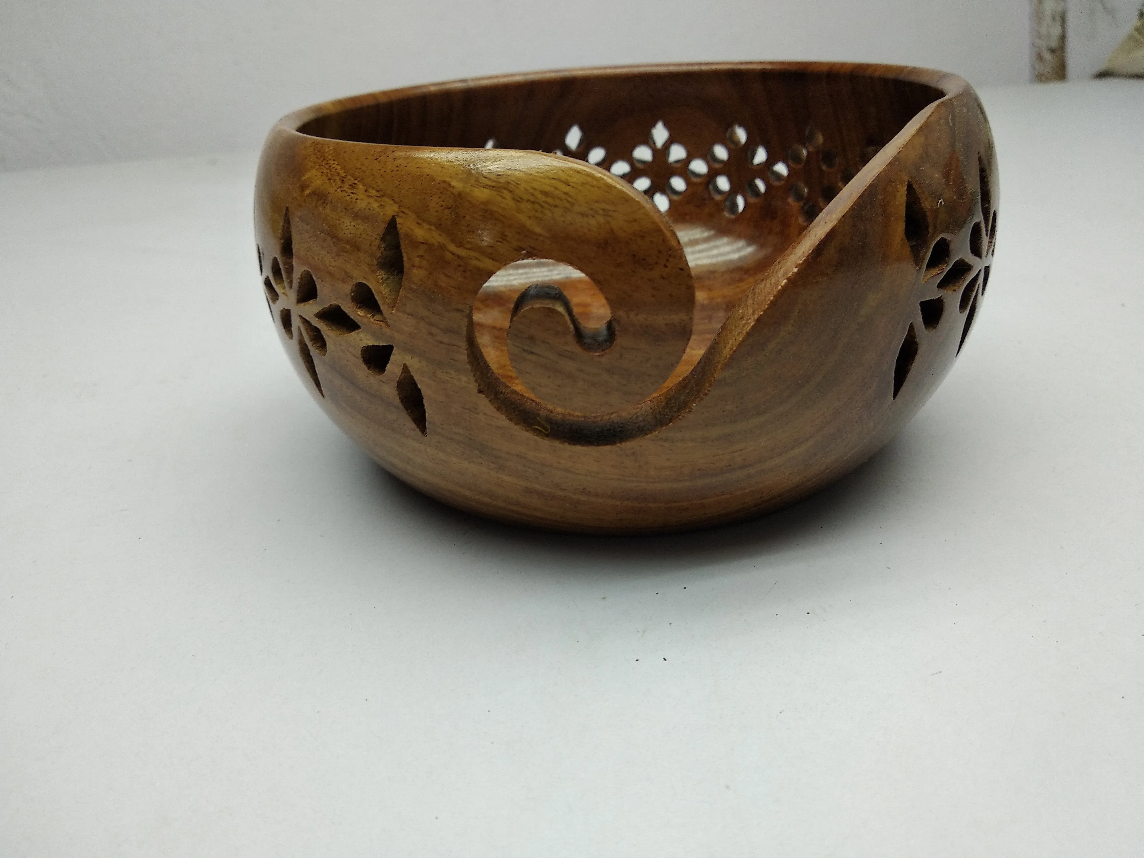 Yarn Bowl Rosewood