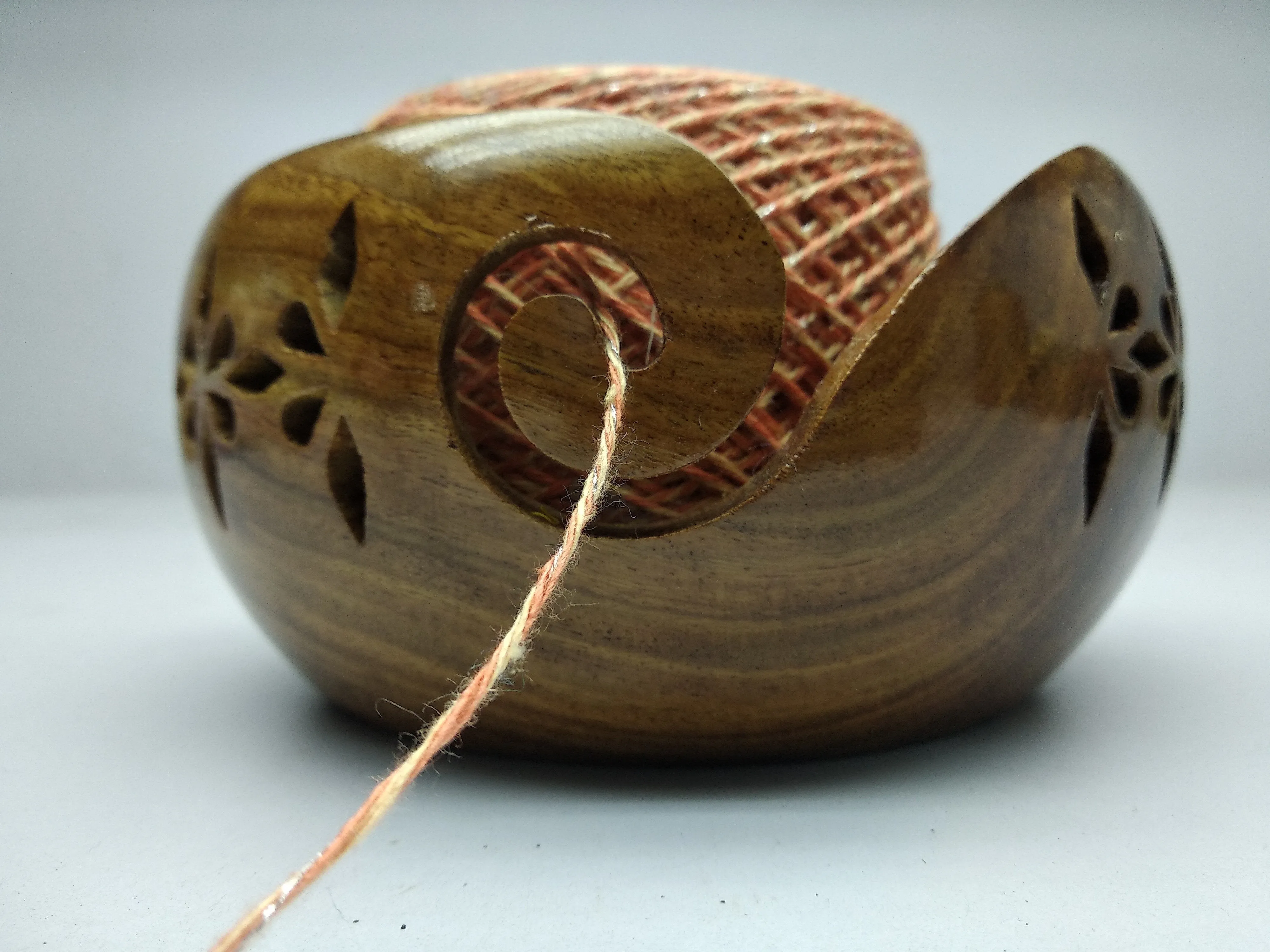 Yarn Bowl Rosewood