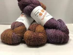 Yarn - fingering - Alpaca/Bamboo/Wool - Fall Foliage Frost Gradient by The Shepherd's Mill